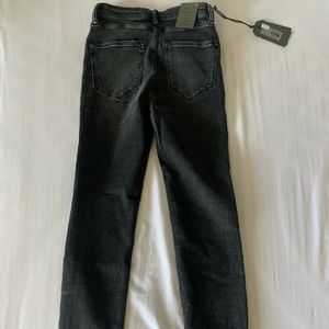 AllSaints Roxanne Ankle Jean in washed black